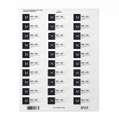 ルマカロン水玉模様 ラベル (フルシート)