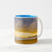 ルマハイビーチ、カウアイ、ハワイ ツートーンマグカップ (正面右)