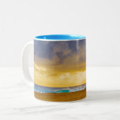 ルマハイビーチ、カウアイ、ハワイ ツートーンマグカップ (正面左)