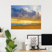 ルマハイビーチ、カウアイ、ハワイ ポスター (ホームオフィス)