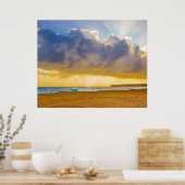 ルマハイビーチ、カウアイ、ハワイ ポスター (キッチン)