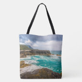 ルマハビーチカウアイハワイアンビーチバッグ トートバッグ (裏面)