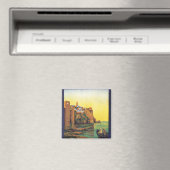 ルマロックヴィンテージ旅行ポスター マグネット (インサイチュ (食洗機))