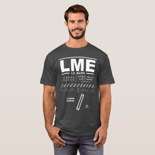 ルマンズ空港LME Tシャツ (正面フル)