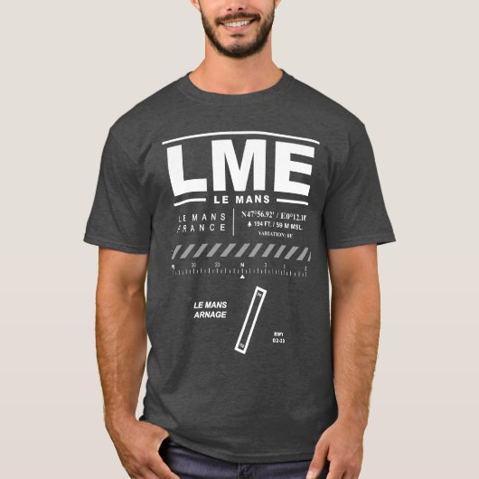 ルマンズ空港LME Tシャツ (正面)
