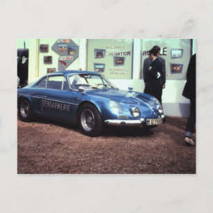 ルマン1968年の高山のルノー ポストカード