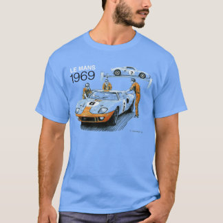 ルマン1969年のGT40s Tシャツ