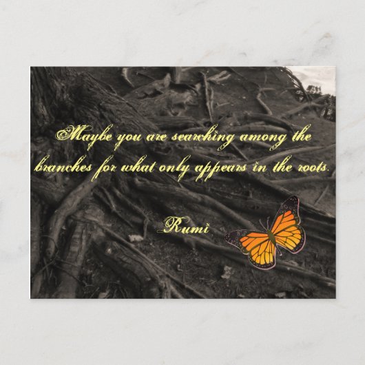 ルミの名言入りポストカード ポストカード (正面)