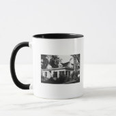 ルミアイランドWAビューロガニタロッジフォトグラップ マグカップ (左)