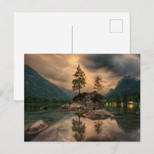 ルミエール湖 ポストカード (正面/裏面)