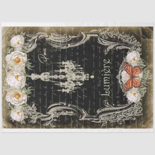 ルミエール・エ・ピヴォイネス・シャンデリア&プオニスデクページ 薄葉紙 (正面)