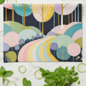 ルミナの森 キッチンタオル (折り畳み)