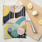 ルミナの森 キッチンタオル (四つ折り)