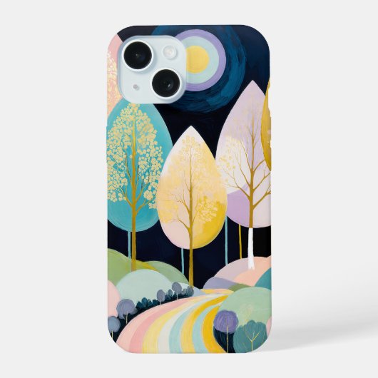 ルミナの森 iPhone 15ケース (裏面)