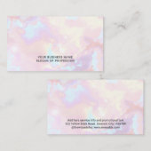 ルミナオパール | 真珠光沢プロフェッショナルロゴ 名刺 (正面/裏面)