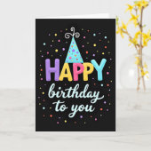 ルミナスジョイ 誕生日カード カード (黄色い花)