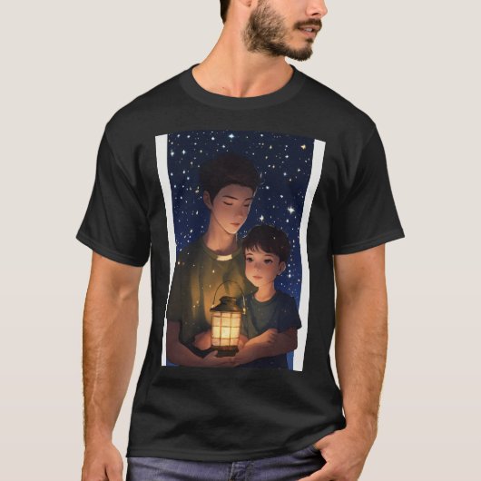 ルミナスナイトスカイエレガンスデザイン Tシャツ (正面)