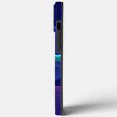 ルミナスブルーパープルドリーム抽象芸術フラクタルアート Case-Mate iPhoneケース (裏面 / 左)