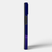 ルミナスブルーパープルドリーム抽象芸術フラクタルアート Case-Mate iPhoneケース (裏面 / 右)