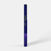 ルミナスブルーパープルドリーム抽象芸術フラクタルアート SAMSUNG GALAXYケース (右側面)