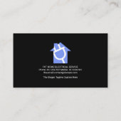 ルミナスブルー稲妻ストライク電気技師 名刺 (裏面)