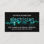 ルミナスブルー稲妻ストライク電気技師 名刺 (正面)