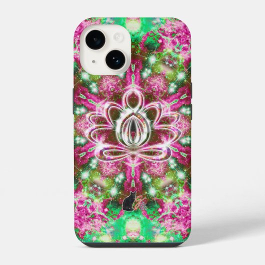 ルミナス禅ロータス iPhoneケース (裏面)