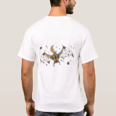 ルミナス翼手目: "月はコウモリ" Tシャツ (裏面)