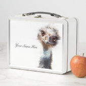 ルミナス·エミュ·バード·アート メタルランチボックス (インサイチュ)