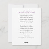 ルミナズポータルオブドリームズホリデーカード シーズンカード (裏面)