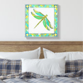 ルミナパステルドラゴンフライバイヴァンナラム キャンバスプリント (インサイチュ (寝室))