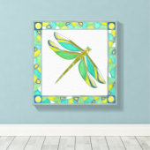 ルミナパステルドラゴンフライバイヴァンナラム キャンバスプリント (インサイチュ (ウッドフロア))