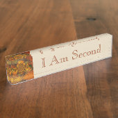 「ルミナリ」机用ネームプレート（陳述） デスクネームプレート (側面)