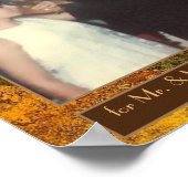 「ルミナリ」秋の結婚式ギフトテーブルポスター ポスター (角)