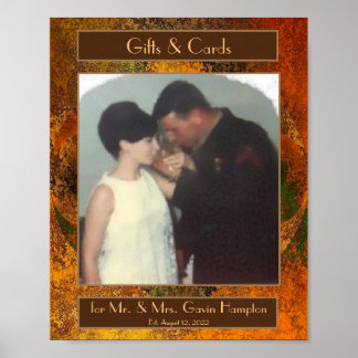 「ルミナリ」秋の結婚式ギフトテーブルポスター ポスター