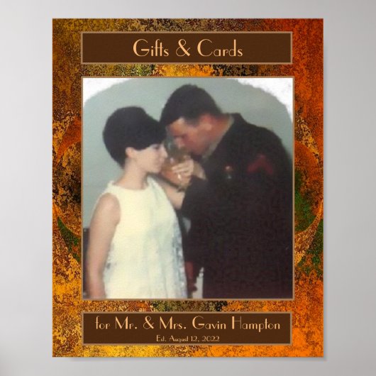 「ルミナリ」秋の結婚式ギフトテーブルポスター ポスター (正面)