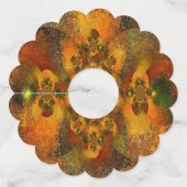 「ルミナリ」(秋の結婚式)ワイングラスラベル ワイングラスタグ (正面)