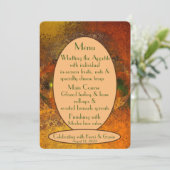 「ルミナリ」秋の結婚式Flat Menu メニュー (スタンド正面)