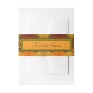 "ルミナリ" (秋)結婚式招待状ベリーバンド 招待状ベリーバンド