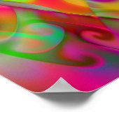 ルミナンス2抽象芸術 ポスター (角)