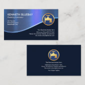 ルミネッセンスブルーウェーブホーム配管サービス 名刺 (正面/裏面)