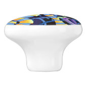 ルミネッセンス水色ラン セラミックノブ (側面)