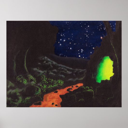 ルミネッセンス洞窟：プリント ポスター (正面)