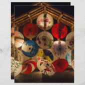 ルミネッテッドパラソルススクラップブック紙 (正面/裏面)