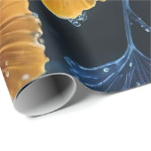 ルミノグラムカラフルイチョウ離れゴ ラッピングペーパー (ロールコーナー)