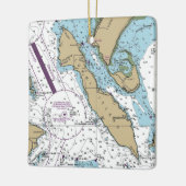 ルミ島WAチャート セラミックオーナメント (左)