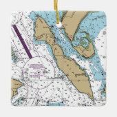 ルミ島WAチャート セラミックオーナメント (正面)