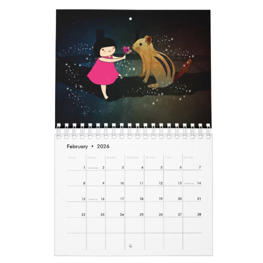 ルミ暦 カレンダー (2月 2026)