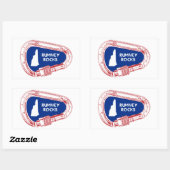 ルムニーロックス登山カラビナー 長方形シール (シート)