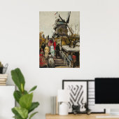 ルムーランデブルーテフィン – ヴァンゴッホ- c1886 ポスター (ホームオフィス)